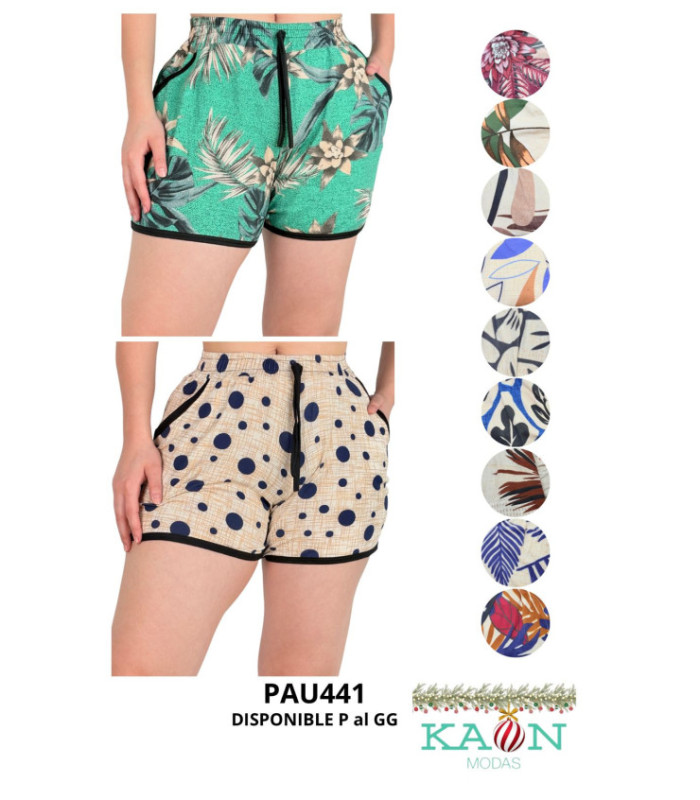 SHORT ALG.ESTAMPADA