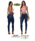 PANT.JEANS FEM.CON CINTO ROSA.