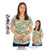 BLUSA SRA.ESTAMPADA M/C DE ALGODON