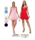 VESTIDO SOLERA CORTO COLOR  LISO