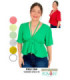 BLUSA SRA.M/C FRUNCIDO EN LA CINTURA