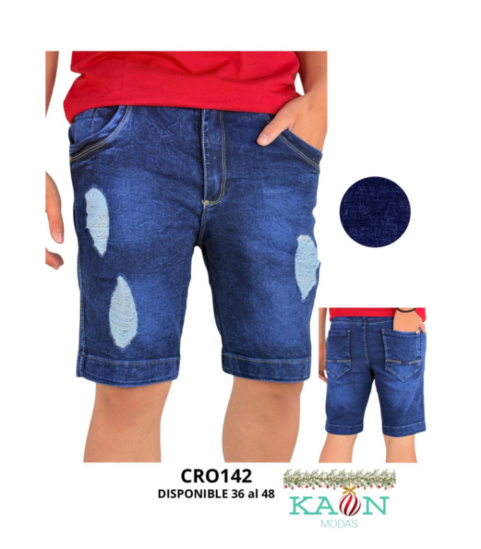 BERMUDA JEANS MASC.36 AL 48.CROSS
