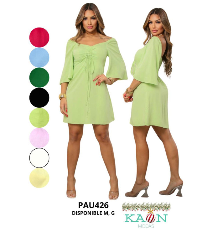 VESTIDO CORTO SRTA.CON MANGA