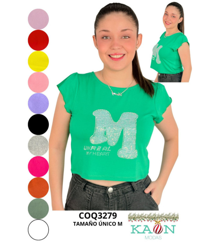 CROPPED ALG.DISEÑO SURTIDO.COQUETA