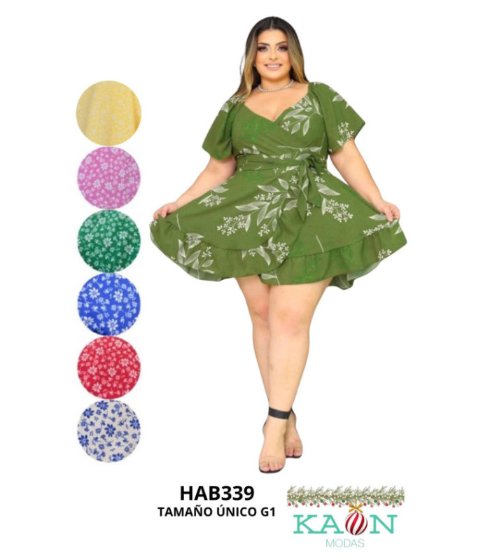 ENTERIZO FLOREADO PLUS SIZE