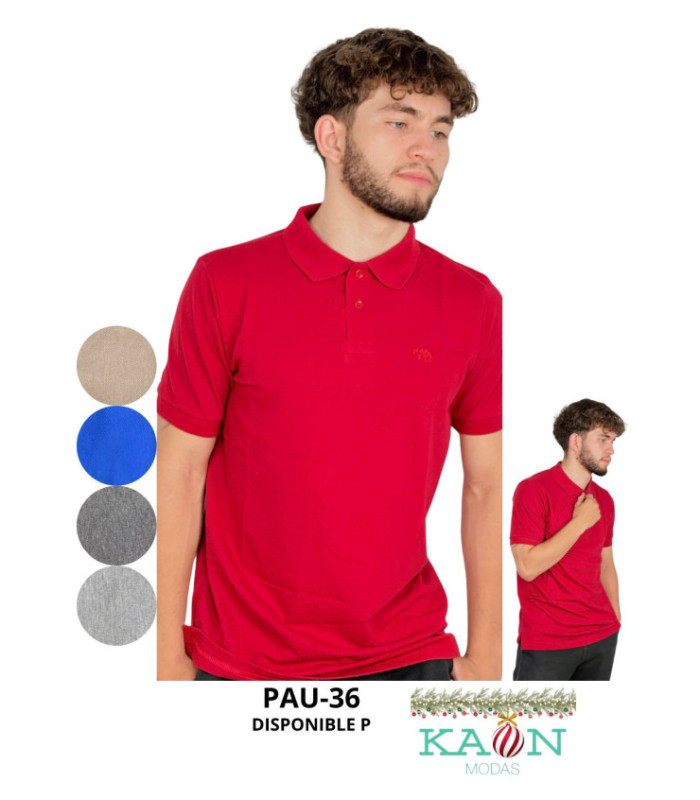 REMERA MASC.CON CUELLO