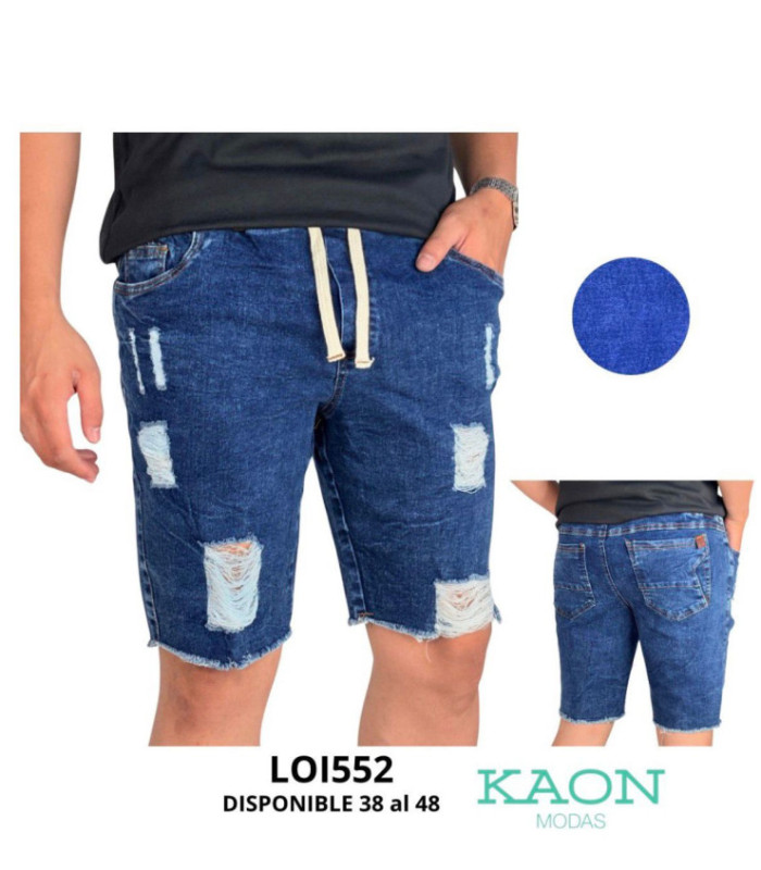 BERM.JEANS MASC.ROTO ENGOMADO 38 AL 48 LOIS