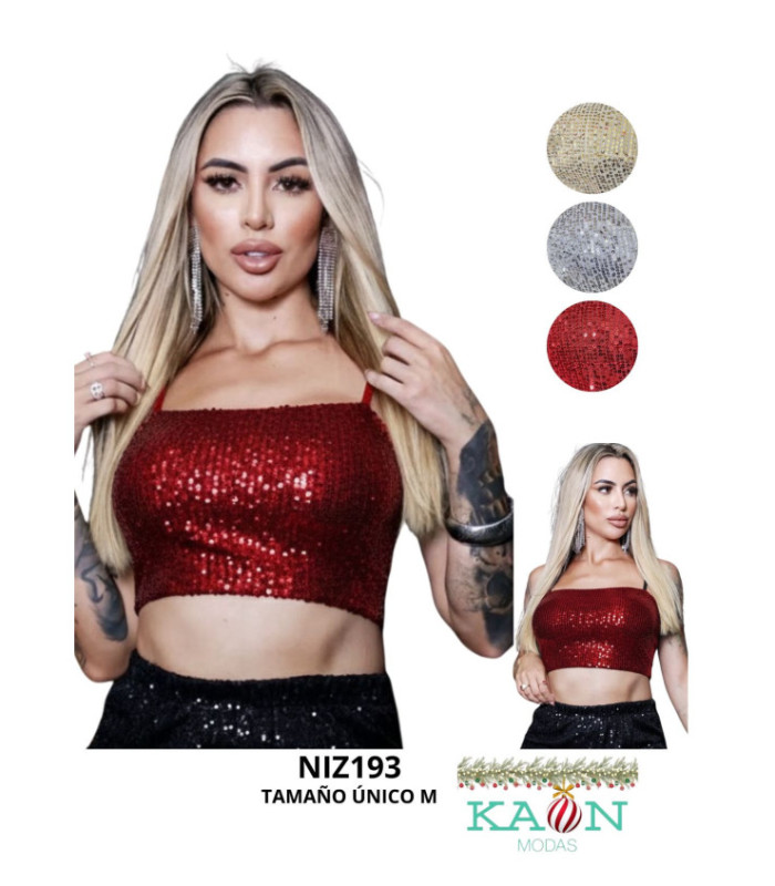 CROP SOLERA CON BRILLOS