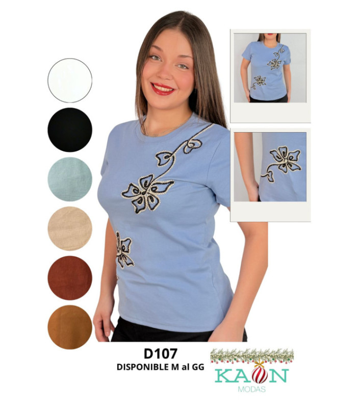 BLUSA M/C ALGHODON M AL GG