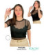 BLUS.SRTA.M/C DE 2 PIEZAS TRANSPARENTE