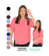 BLUSA M/C SRA.C/ CUELLO TELA DUNNA.COQUETA
