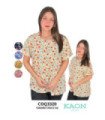 Blusa Sra.m/C Floreado.coqueta - Kaon Modas CDE