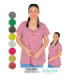 BLUSA M/C ESTAMPADO P/ SRA. COQUETA