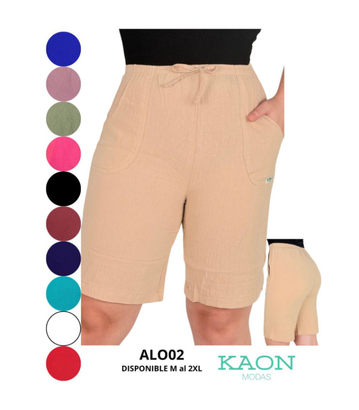 Bermuda De Sra.bambula M Al 2Xl. Aloe - Kaon Modas CDE